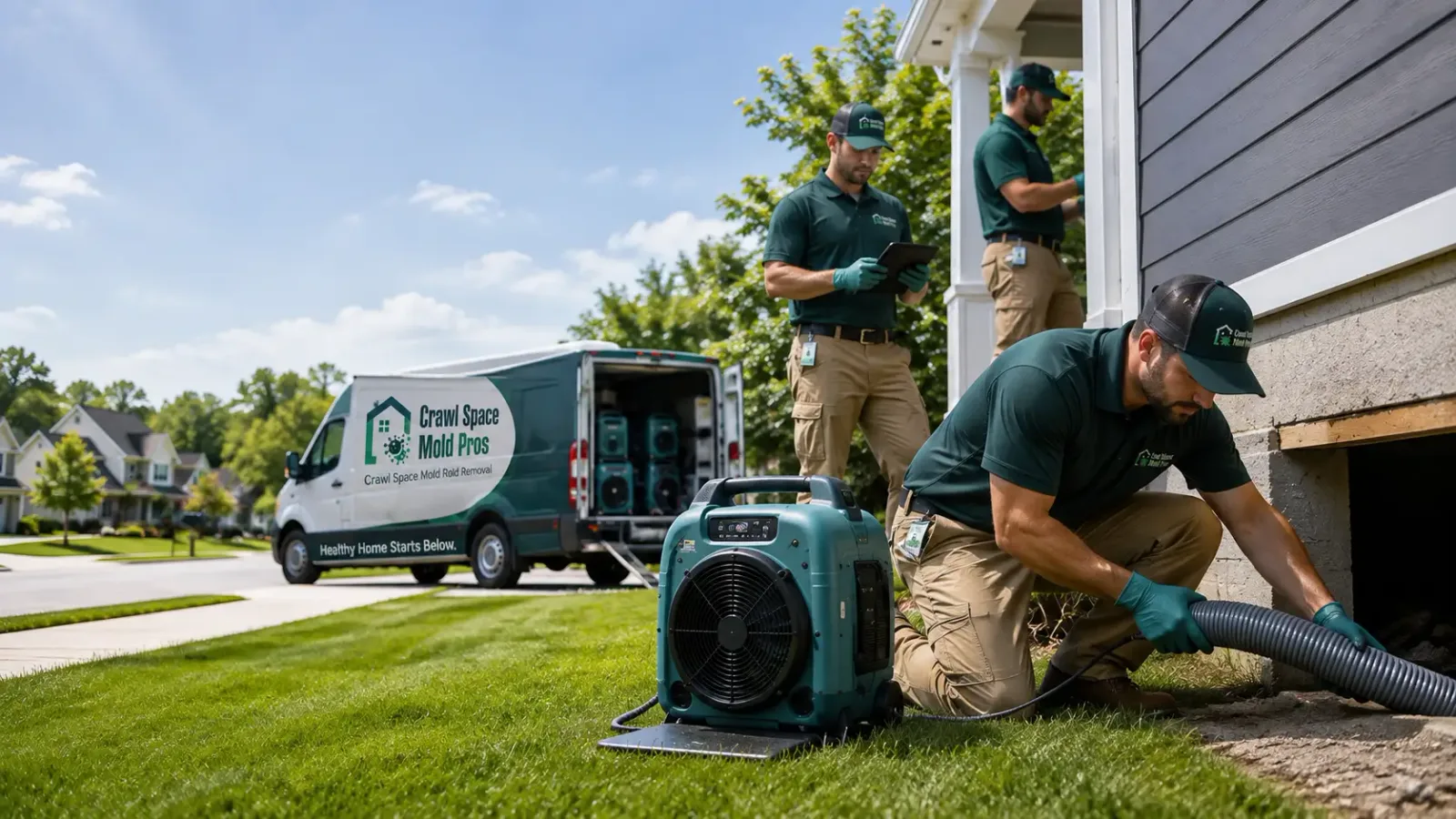 Crawl Space Mold Removal in Pemberton, NJ